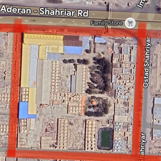 جاده شهریار آدران۲۵۰۰۰زمین۶۰۰۰متر تجاری بر جاده