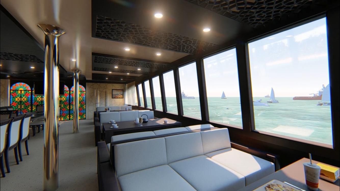 تولید کشتی مینی کروز و رستوران دریایی در ایران