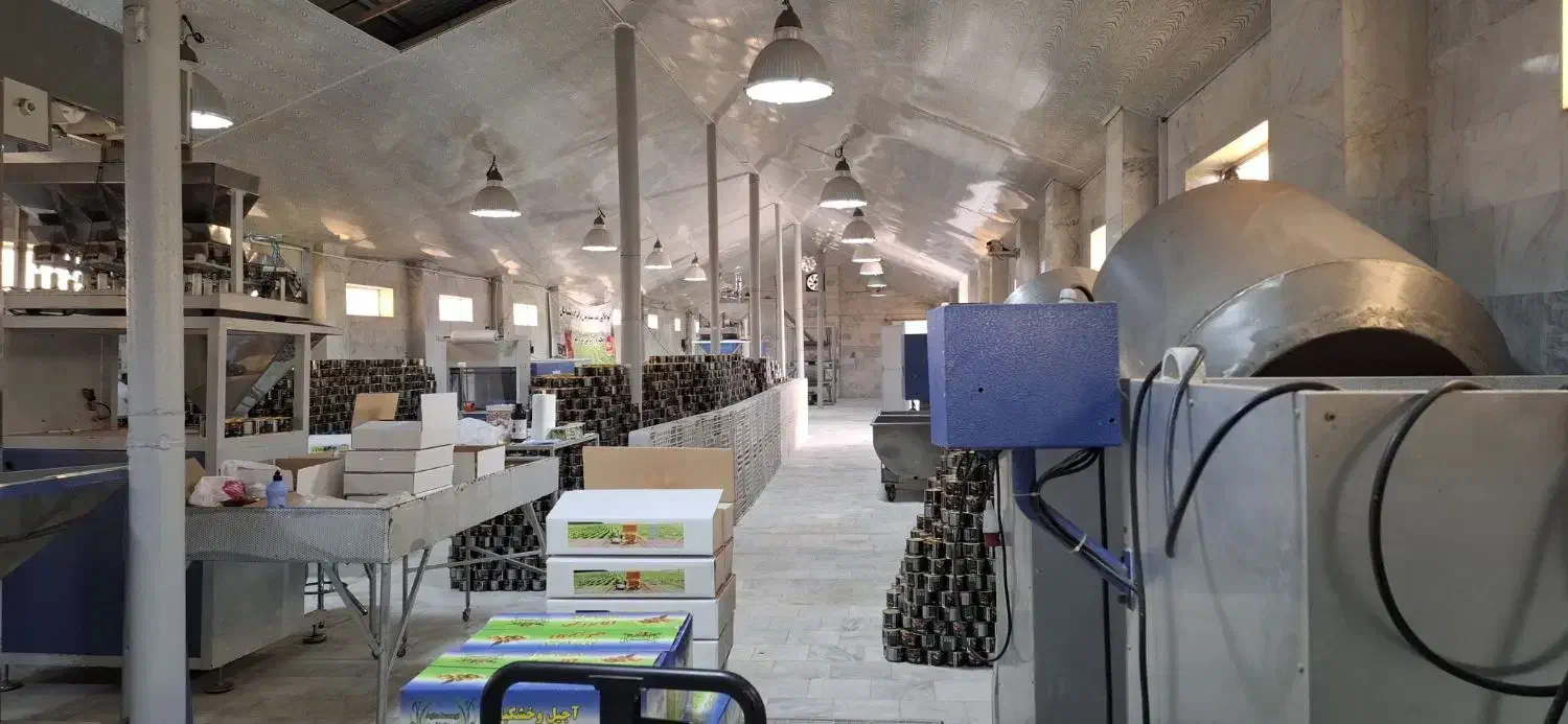 کارخانه بسته‌بندی و خشکبار با تجهیزات،امکانات کامل